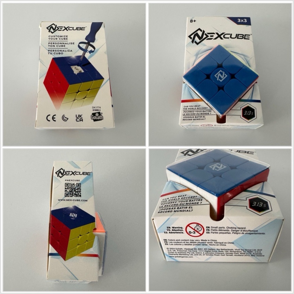 3x3 NEXCUBE Puzzle can you beat the world record RUBIKS CUBE New in Package